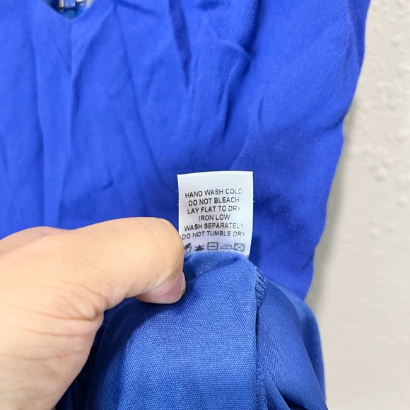 Superdown Revolve Karen Wrap Romper in Royal Blue Dize Extra Small S - Picture 9 of 10